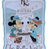 Disney Riviera Resort Mickey And Minnie Che Bella Notte Metal Magnet