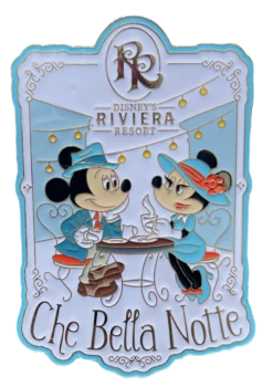 Disney Riviera Resort Mickey And Minnie Che Bella Notte Metal Magnet
