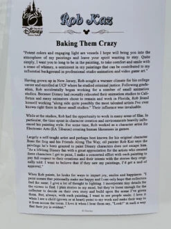 Disney “Baking Them Crazy” Mickey/Minnie 14x18” Matted Print SIGNED Rob Kaz 9 Disney “Baking Them Crazy” Mickey/Minnie 14x18” Matted Print SIGNED Rob Kaz -Disney 0B1173D0 1324 4F61 B729 EF36B0A8AF76 1 105 c