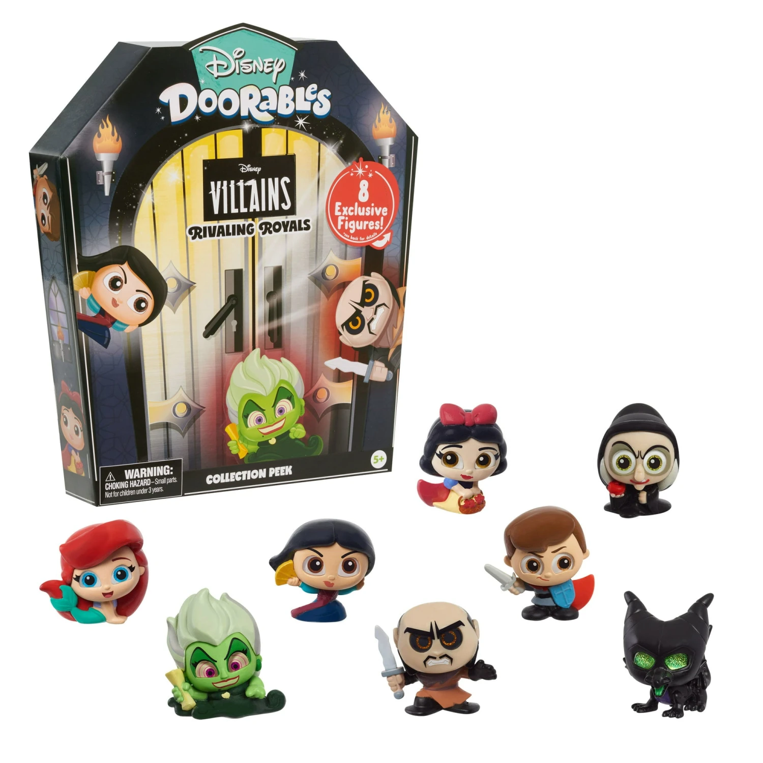 Disney Doorables Rivaling Royals Collection Peek, Blind Bag Collectible Figures, 1 Disney Doorables Rivaling Royals Collection Peek, Blind Bag Collectible Figures,