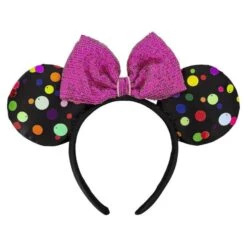 Disney Minnie Mouse Multi-Color Polka Rock The Dot Ear Headband