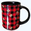 Universal Studios Dr. Seuss Buffalo Plaid Grinch Mug