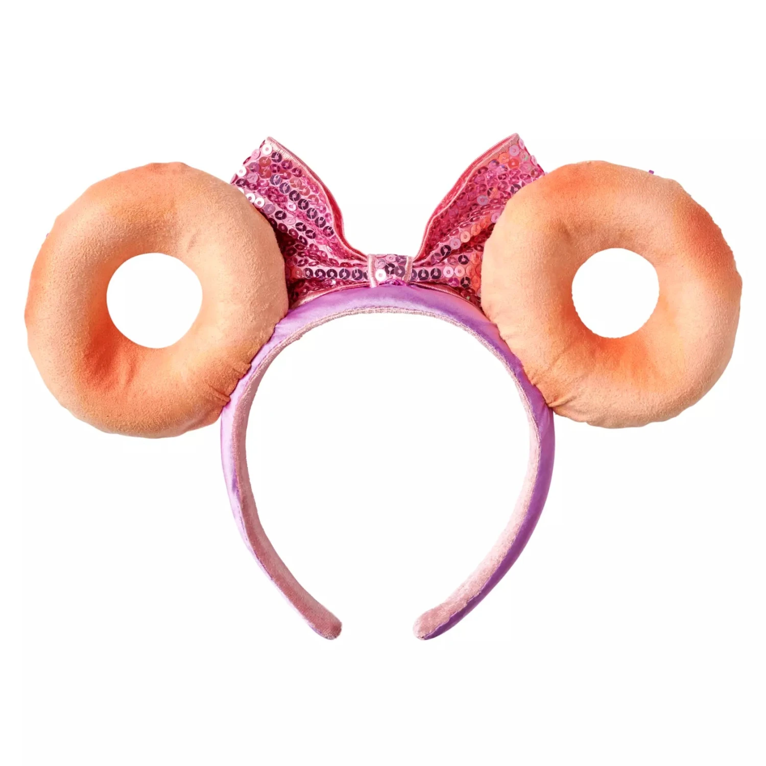 Disney Minnie Mouse Donut Ear Headband For Adults 2 Disney Minnie Mouse Donut Ear Headband For Adults - Image 2