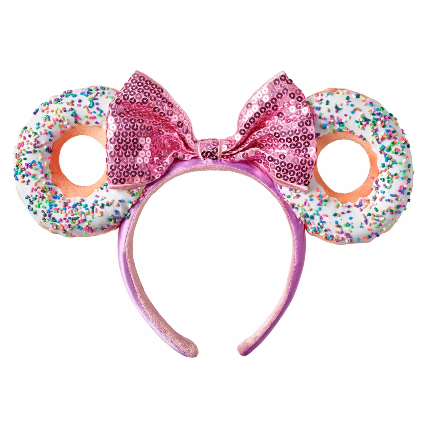 Disney Minnie Mouse Donut Ear Headband For Adults 1 Disney Minnie Mouse Donut Ear Headband For Adults