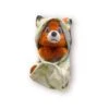Disney Babies Tod Plush In Hooded Blanket Pouch