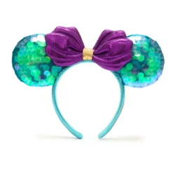 Disney Sequin Little Mermaid Ariel Mermaid Ear Headband