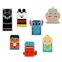 Disney 100 Unified Characters Mystery Pin Blind Pack – 5-Pc. – Limited Release -Disney 3801056907595 2