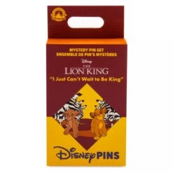 Disney The Lion King ''I Just Can't Wait To Be King'' Mystery Pin Blind Pack – 2-Pc. – Limited Release 7 Disney The Lion King ''I Just Can't Wait To Be King'' Mystery Pin Blind Pack – 2-Pc. – Limited Release -Disney 3803059887602 3