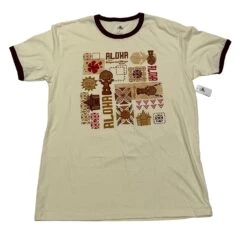 Disney Polynesian Village Resort Aloha Tiki Ringer Shirt