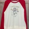 Disney Mickey Mouse Christmas Silver And Gold Raglan T-Shirt For Women