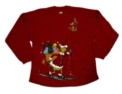 Disney Universal Studios Merry Grinchmas Glitter Sparkle Spirit Jersey-Max And Grinch