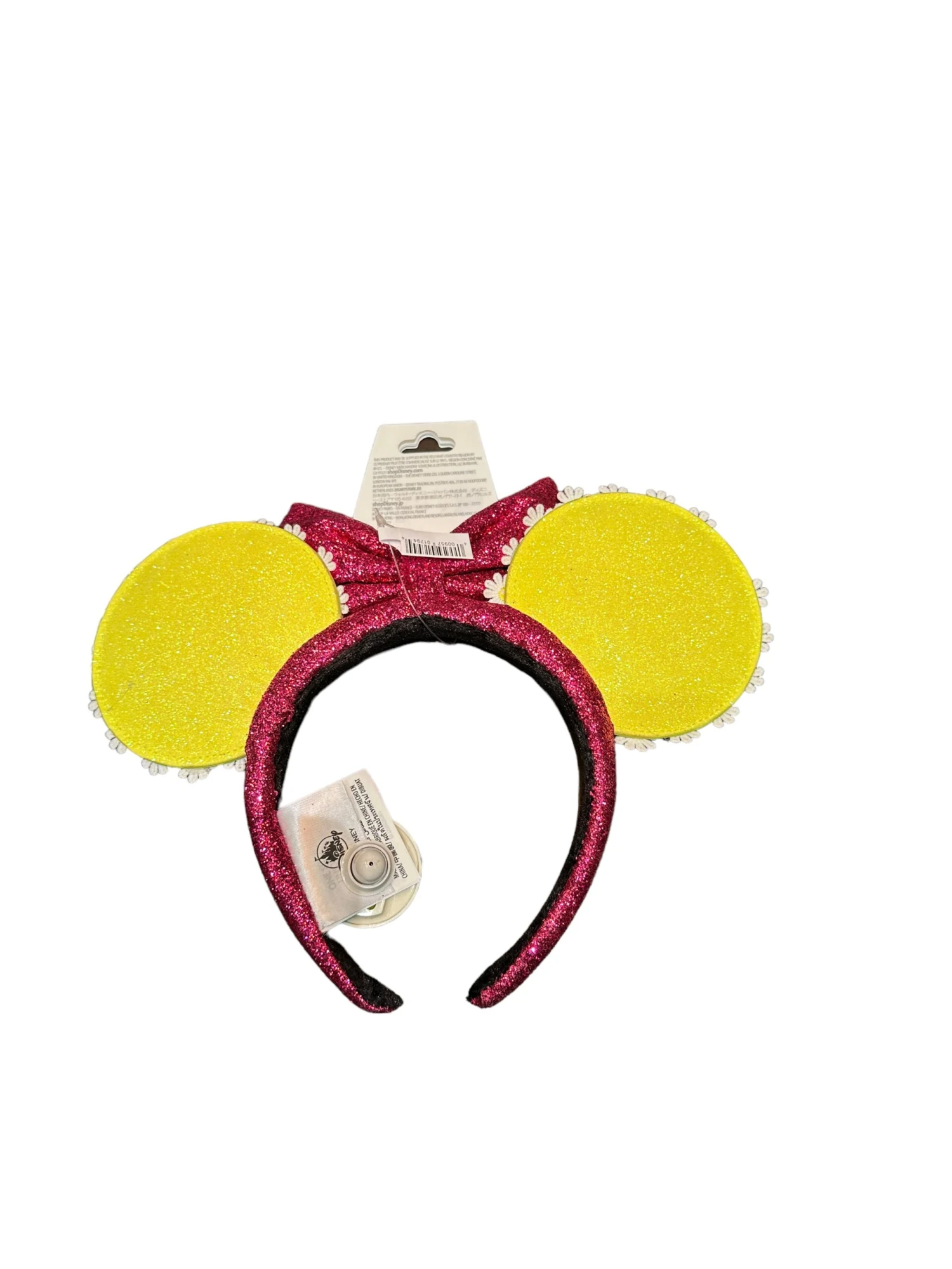 Disney Tinker Bell Glitter Minnie Ear Headband 2 Disney Tinker Bell Glitter Minnie Ear Headband - Image 2