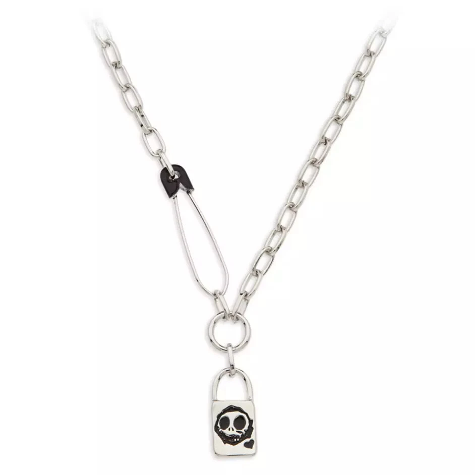 Disney Jack Skellington And Sally Lock Necklace – The Nightmare Before Christmas 1 Disney Jack Skellington And Sally Lock Necklace – The Nightmare Before Christmas