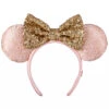 Disney Princess Pink & Gold Ear Headband For Adults