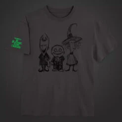 Disney Lock, Shock And Barrel Glow-in-the Dark T-Shirt For Adults – The Nightmare Before Christmas -Disney 5205048006878 2