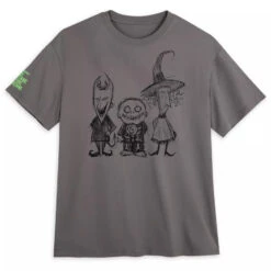 Disney Lock, Shock And Barrel Glow-in-the Dark T-Shirt For Adults – The Nightmare Before Christmas