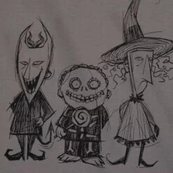 Disney Lock, Shock And Barrel Glow-in-the Dark T-Shirt For Adults – The Nightmare Before Christmas -Disney 5205048006878 3