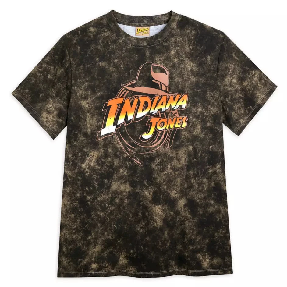 Disney Indiana Jones Tie-Dye T-Shirt For Adults 1 Disney Indiana Jones Tie-Dye T-Shirt For Adults
