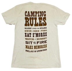 Disney Fort Wilderness 50th Anniversary Camping Rules Shirt