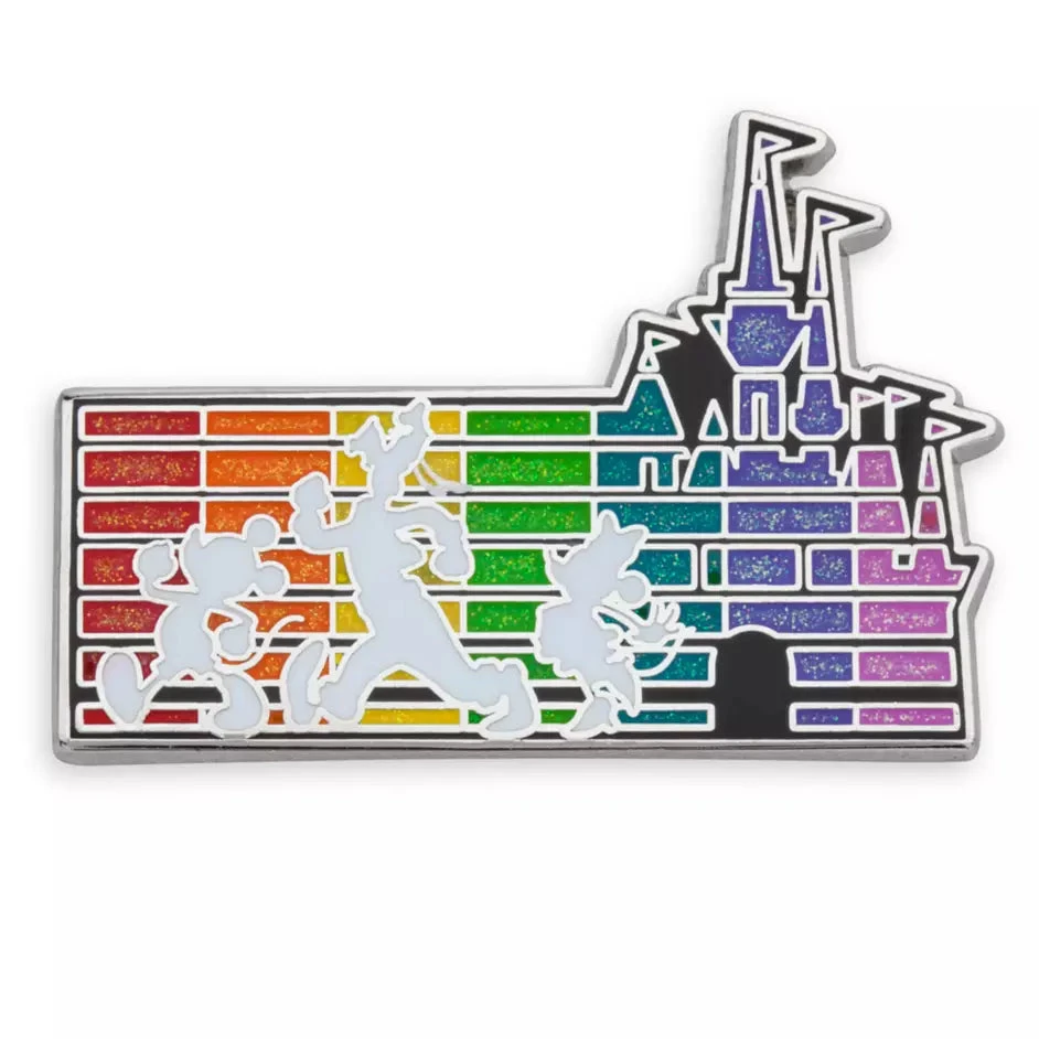 Disney Pride Collection Mickey Mouse And Friends Fantasyland Castle Pin 1 Disney Pride Collection Mickey Mouse And Friends Fantasyland Castle Pin