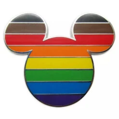 Disney Pride Collection Mickey Mouse Icon Pin โ Intersectional Flag