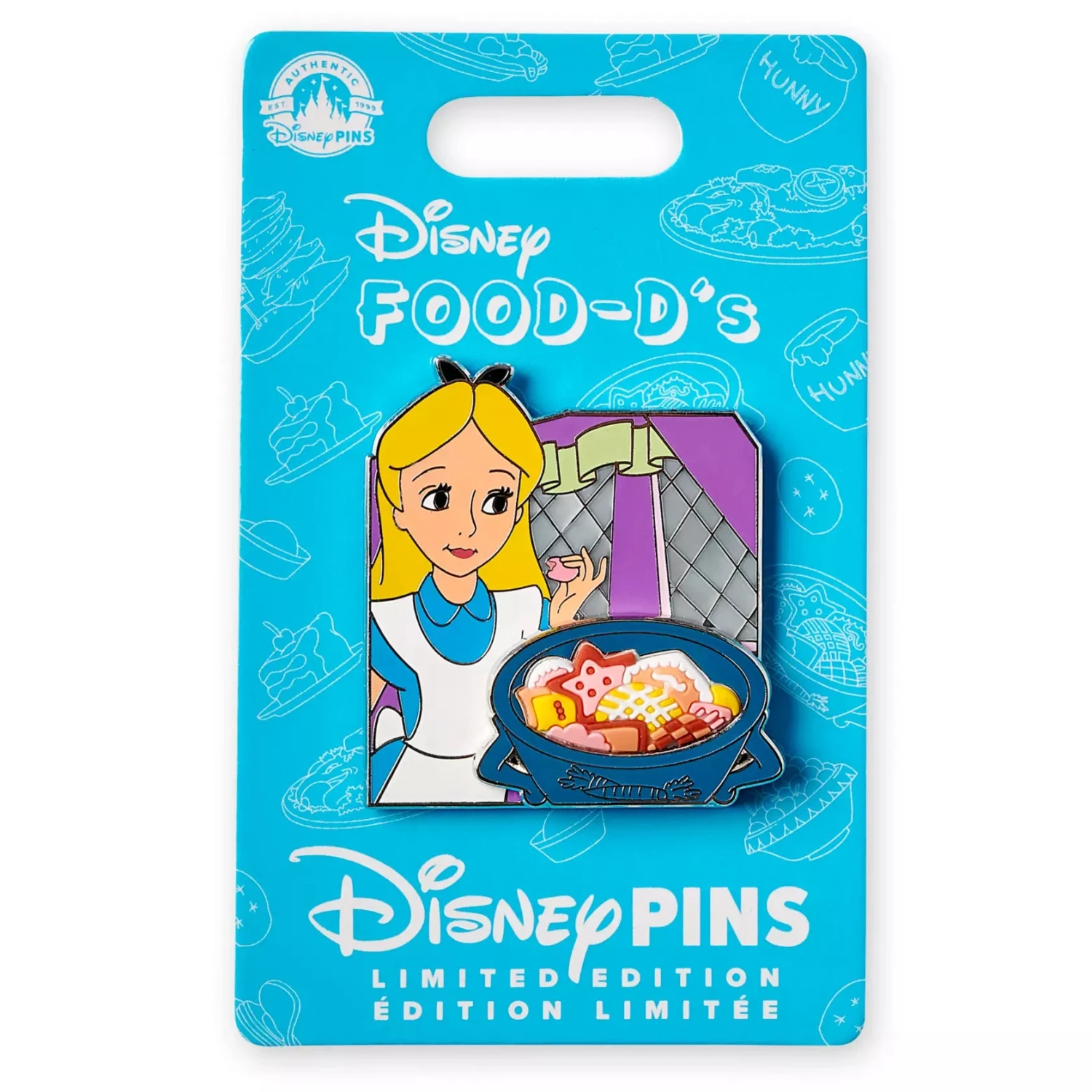 Disney Alice In Wonderland Pin – Food-D's – Limited Edition 2 Disney Alice In Wonderland Pin – Food-D's – Limited Edition - Image 2
