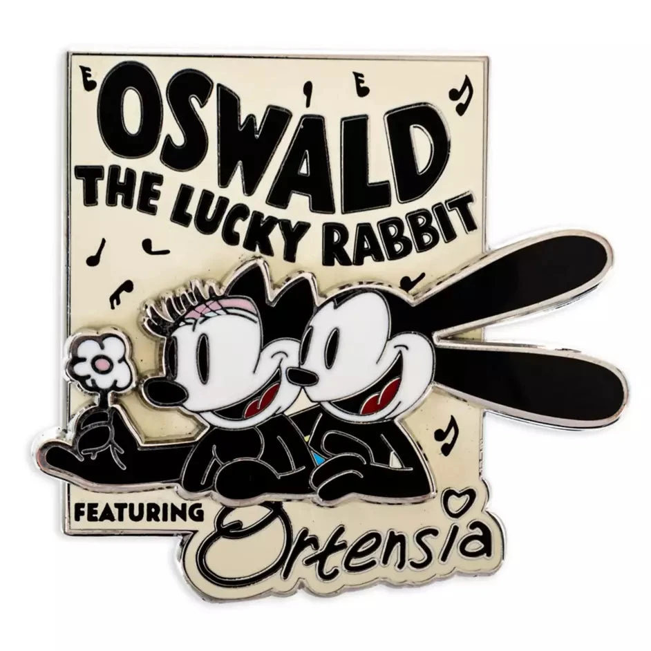 Disney Oswald The Lucky Rabbit And Ortensia Pin – 100 – Limited Release 1 Disney Oswald The Lucky Rabbit And Ortensia Pin – 100 – Limited Release