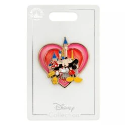 Disney Mickey And Minnie Mouse Kissing Pin -Disney 6505106666537 2