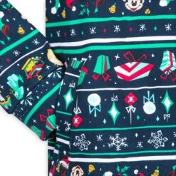 Disney Mickey Mouse Holiday Christmas Bodysuit Pajama For Men 5 Disney Mickey Mouse Holiday Christmas Bodysuit Pajama For Men -Disney 7505057374210 2