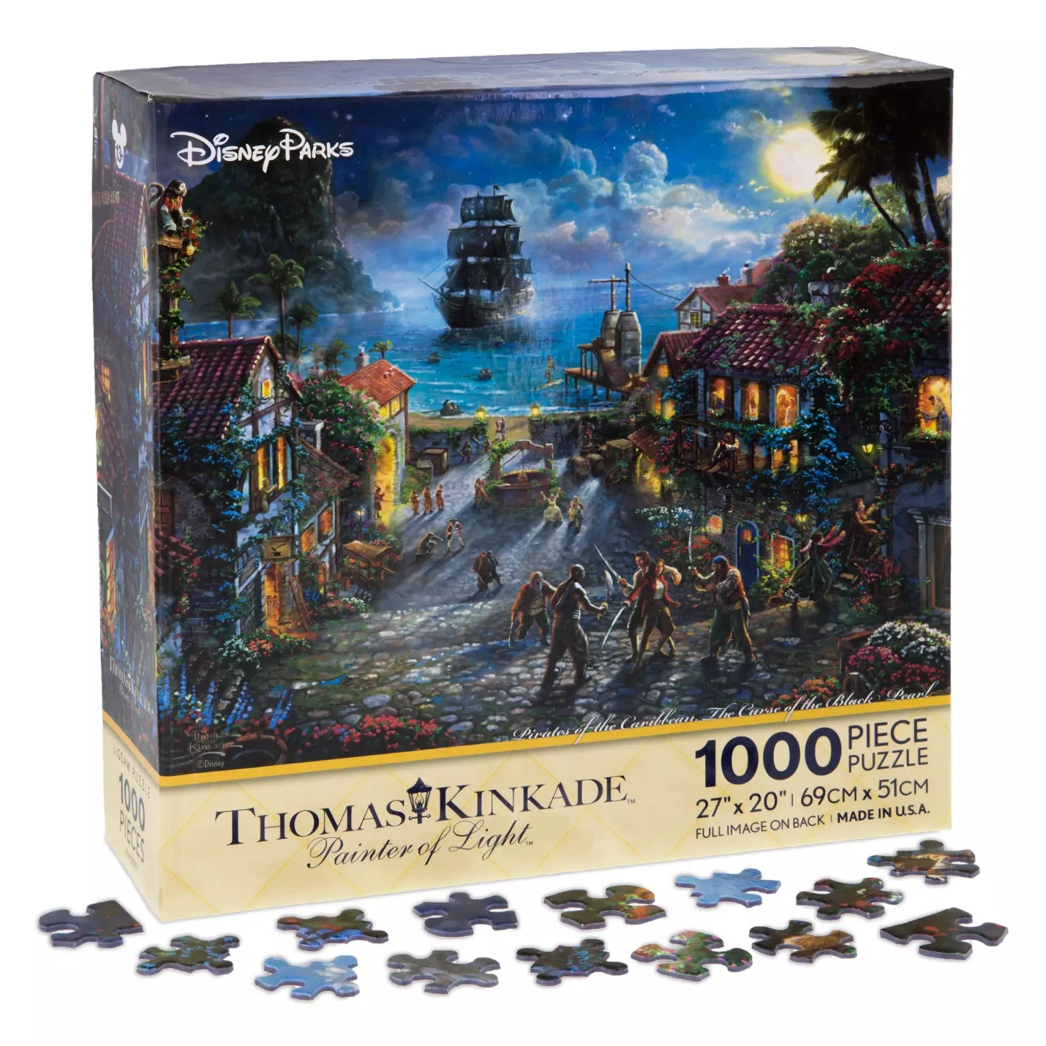 Disney Pirates Of The Caribbean: The Curse Of The Black Pearl Puzzle By Thomas Kinkade 1 Disney Pirates Of The Caribbean: The Curse Of The Black Pearl Puzzle By Thomas Kinkade