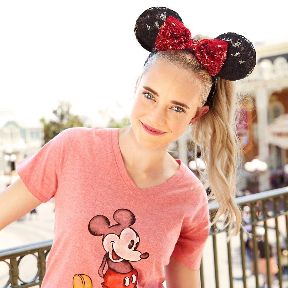 Minnie Mouse Sequin Ear Headband 2 Minnie Mouse Sequin Ear Headband - Image 2