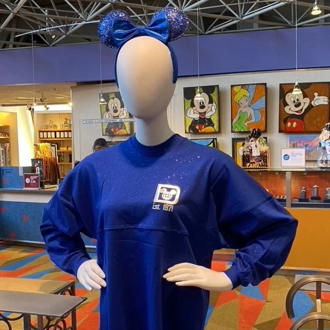 Walt Disney World Wishes Come True Blue Sparkle Spirit Jersey 1 Walt Disney World Wishes Come True Blue Sparkle Spirit Jersey