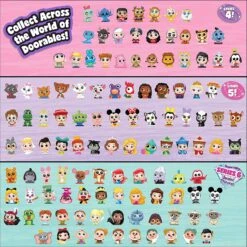 Disney Doorables Village Peek Pack, Series 5 And 6, Includes 24 Figures, Styles May Vary, Amazon Exclusive -Disney 91 TaInahgS. AC SL1500