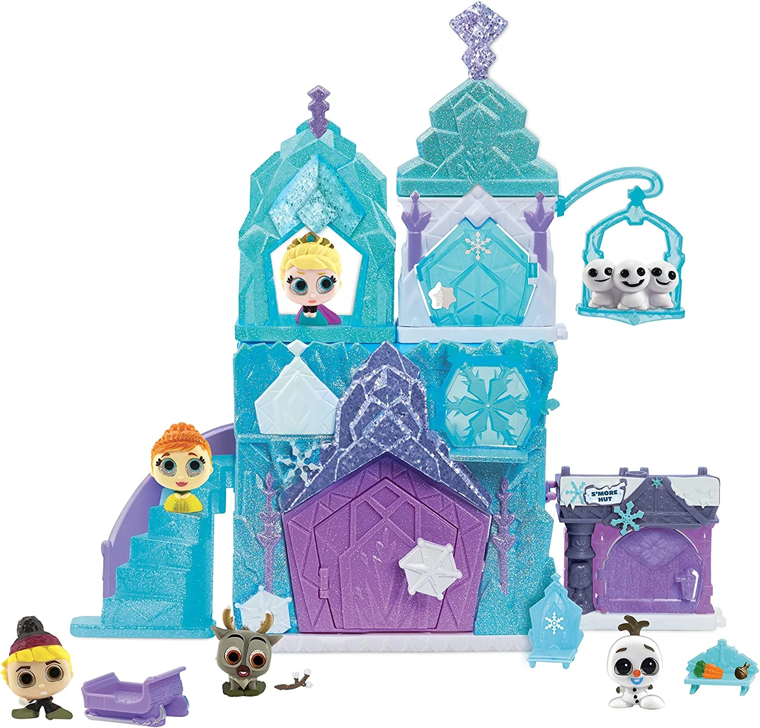 Disney Doorables Deluxe 15-Piece Frozen Ice Palace Playset, Amazon Exclusive 1 Disney Doorables Deluxe 15-Piece Frozen Ice Palace Playset, Amazon Exclusive