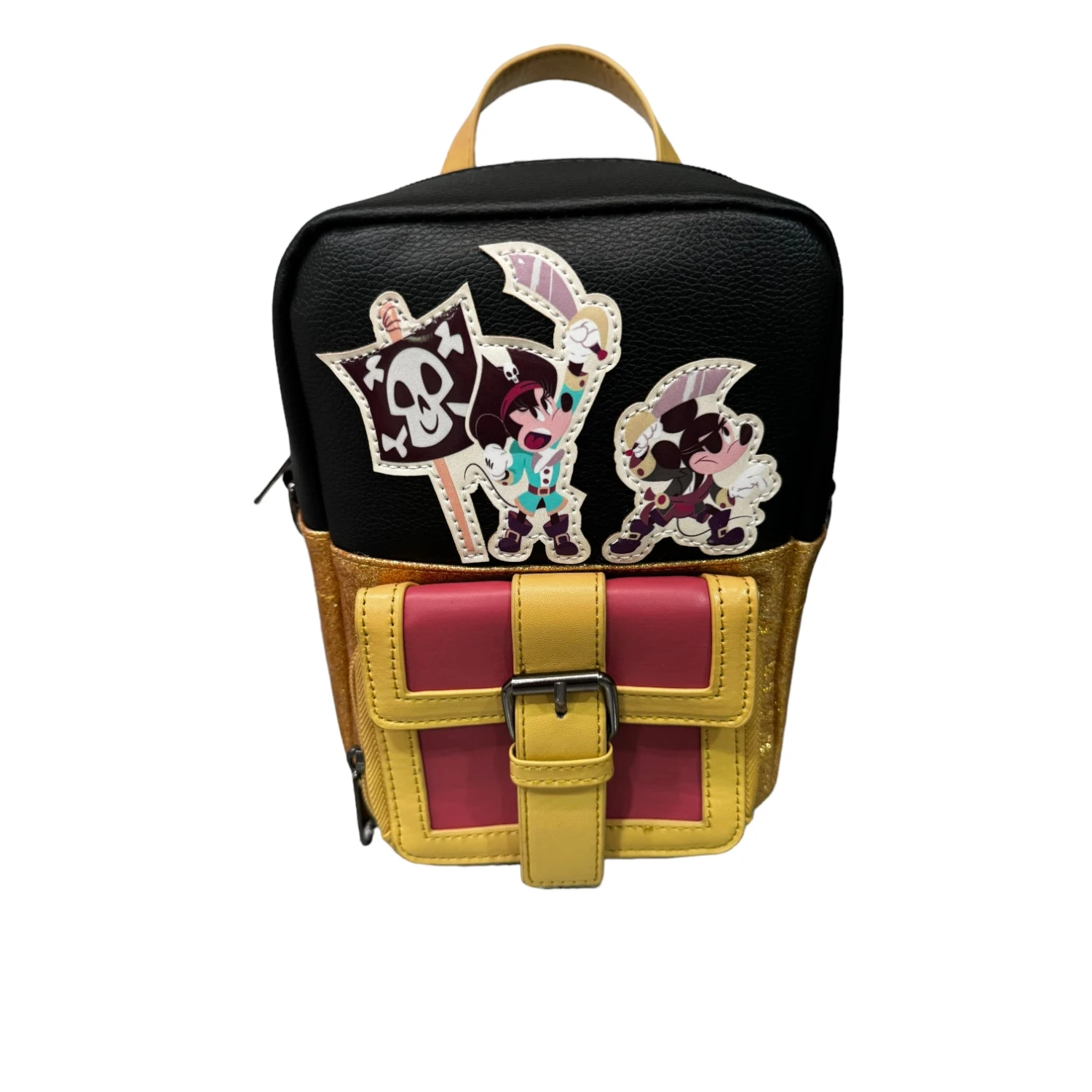 Disney Pirates Of The Caribbean Mickey Pluto Crossbody/Backpack 1 Disney Pirates Of The Caribbean Mickey Pluto Crossbody/Backpack