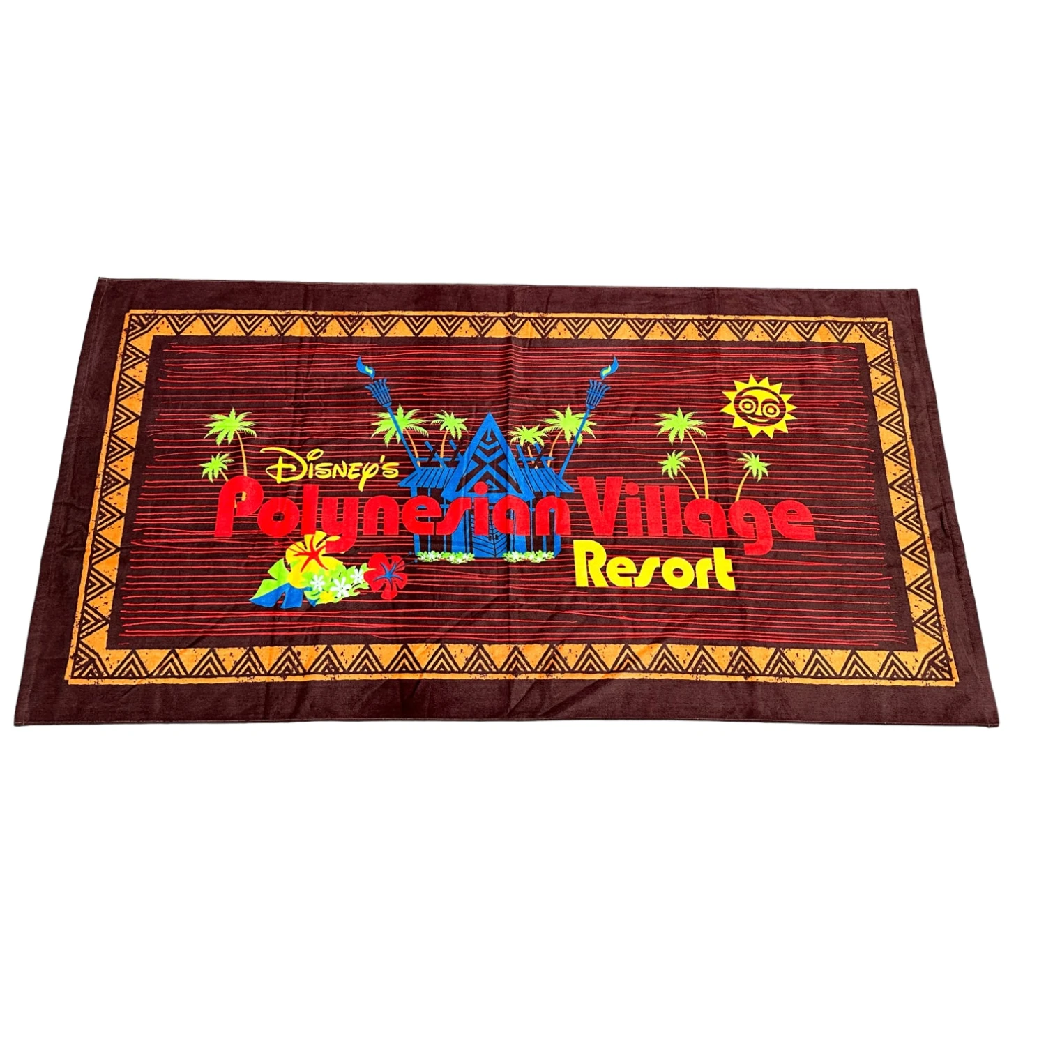 Disney Polynesian Village Resort Beach Towel-2023 1 Disney Polynesian Village Resort Beach Towel-2023