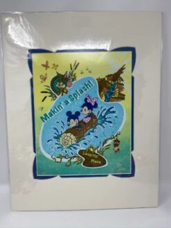 Disney Splash Mountain "Makin A Splash!"14x18" Matted Print John Coulter Brer