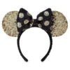 Disney Minnie Mouse Gold Sequined Ear Headband