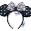 Disney Parks Minnie Mouse Ear Headband With Bow – Tweed & Pearl Channel Inspired