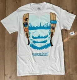 Disney Animal Kingdom Expedition Everest Yeti Faux Backpack Shirt For Adults
