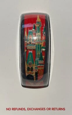 Disney Magic Kingdom Christmas Castle Passholder Magicband