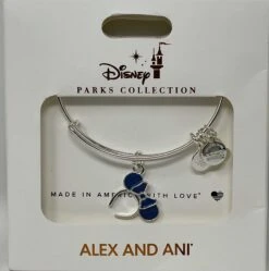 Disney Minnie Mouse Ear Headband Bangle By Alex And Ani – Light Blue