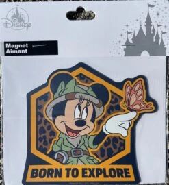 Disney Animal Kingdom Minnie Born To Explore Magnet