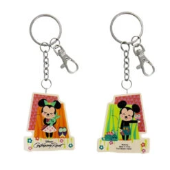 Disney Contemporary Resort Minnie And Mickey Keychain Clip