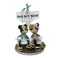 Disney Old Key West Mickey & Minnie Hanging Ornament -Parks Exclusive