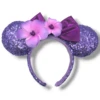 Disney Aulani Exclusive Ultraviolet Purple Potion Minnie Ear Headband