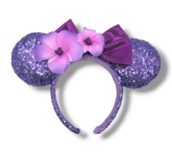 Disney Aulani Exclusive Ultraviolet Purple Potion Minnie Ear Headband