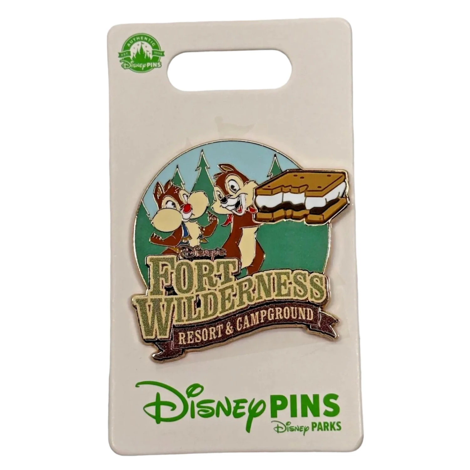 Disney Fort Wilderness Campground Chip N Dale S’more Pin 1 Disney Fort Wilderness Campground Chip N Dale S’more Pin