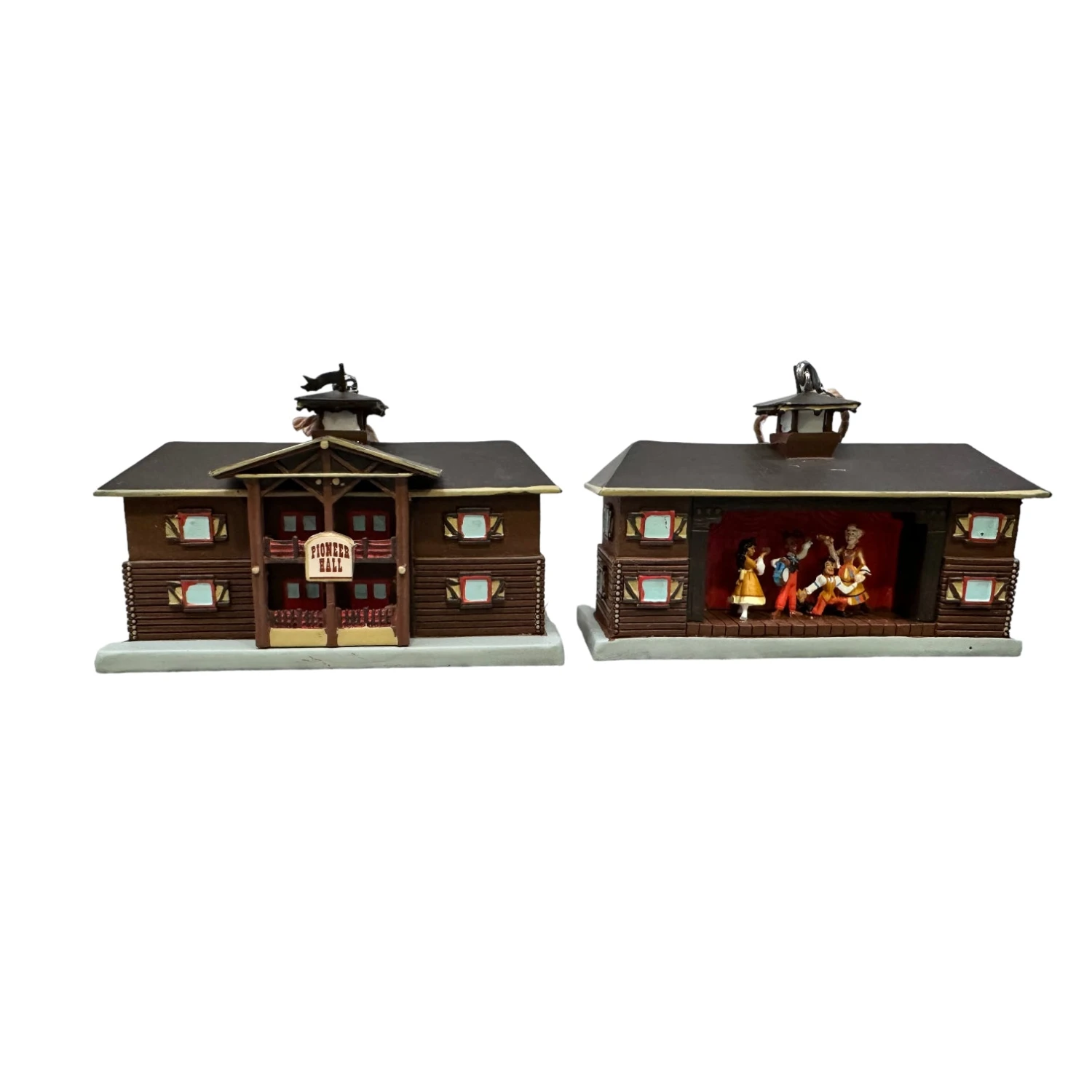 Disney Fort Wilderness Resort Pioneer Hall Building Ornament 1 Disney Fort Wilderness Resort Pioneer Hall Building Ornament