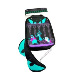 Disney The Haunted Mansion Travel Tech Accessory Bag With Eye Mask -Disney de8ae4449cf6e84a9105686b362e5545